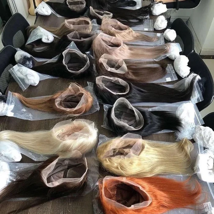Perruques de cheveux avant bouclés vague d'eau cuticule alignée fermeture de dentelle perruque de cheveux humains mode non transformé vierge brésilienne HD dentelle – Image 4