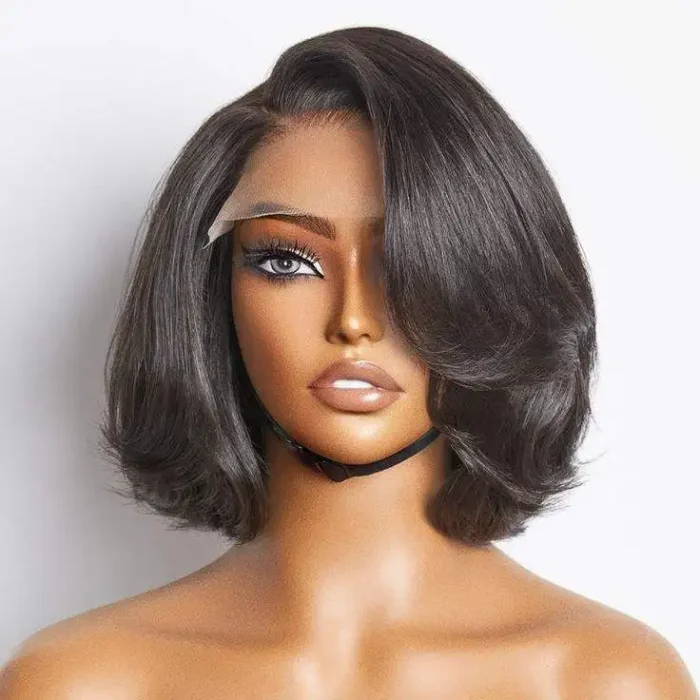 Pixie coupe courte cheveux humains lace frontale – Image 3