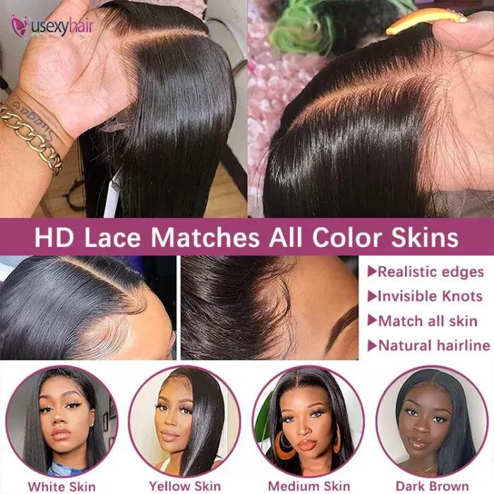 Perruques de cheveux humains dentelle HD – Image 3